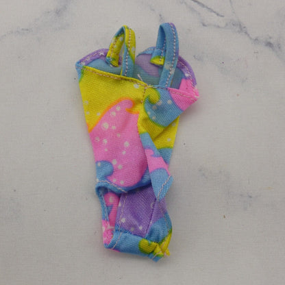 Barbie Bathtime Fun Doll Swimsuit One Piece Bathing Suit 1990 Mattel 9603