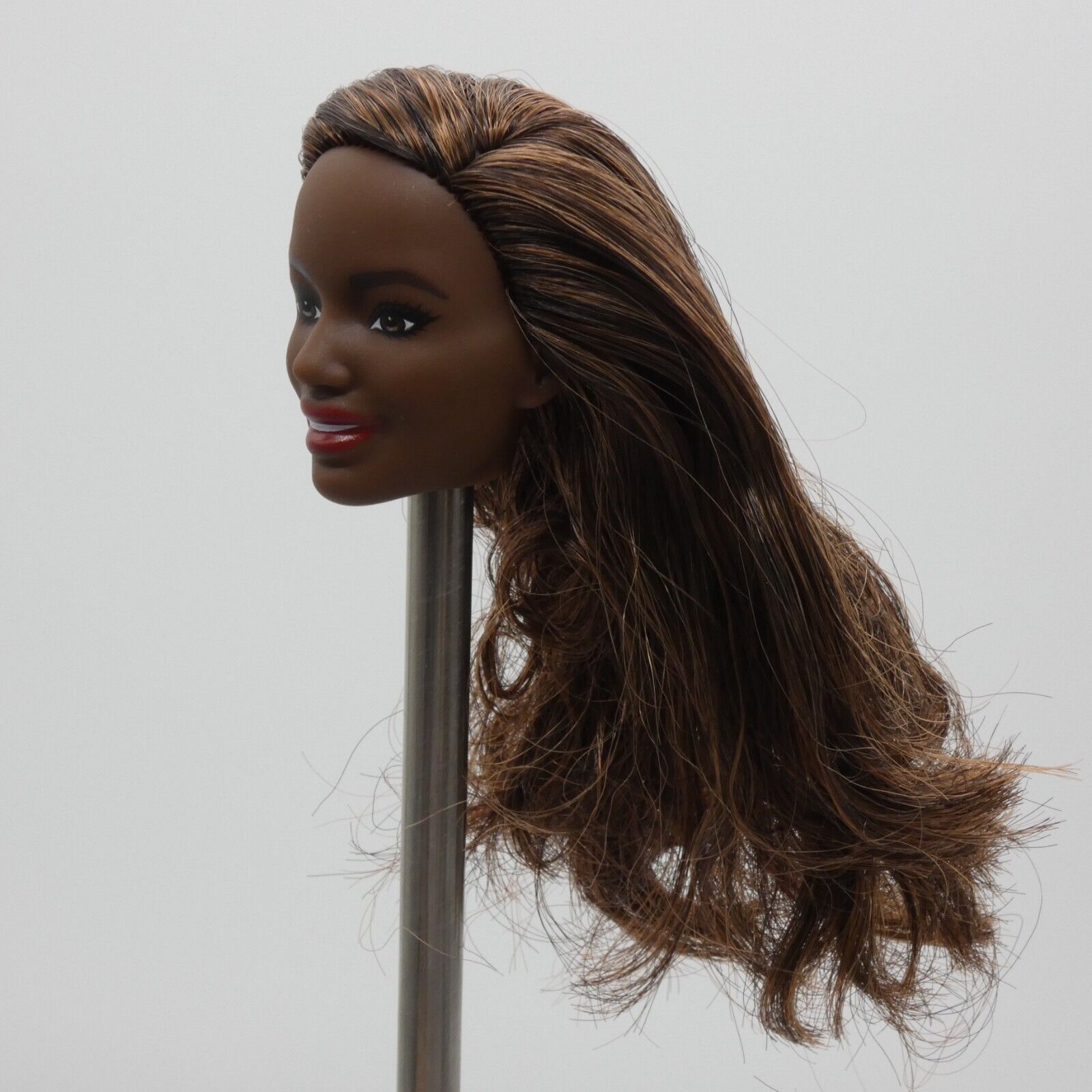 Barbie AA Albus Face Doll Head Only Medium Dark Skin Doctor 2021 Mattel GYT29