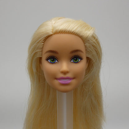 Barbie Travel Doll Head Only Millie Face Blonde Green Eyes FWV25 Mattel 2019