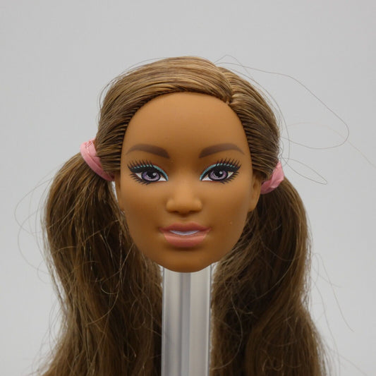 Barbie Loves The Ocean Doll Head Crystal Face Brown Hair Medium Skin Tone 2021