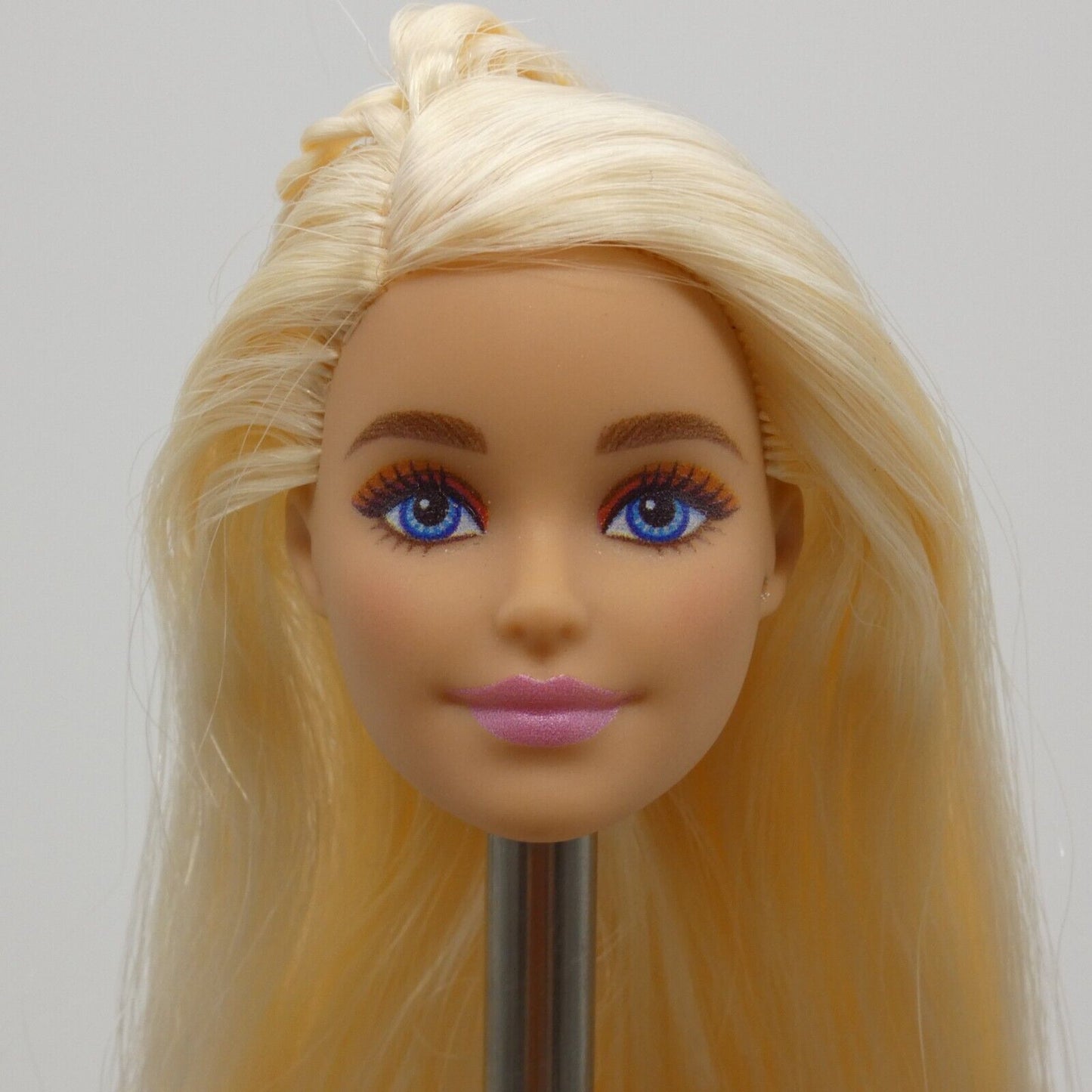 Barbie Extra 12 Doll Head Millie Closed Mouth Long Blonde Hair 2022 HDJ45 Mattel