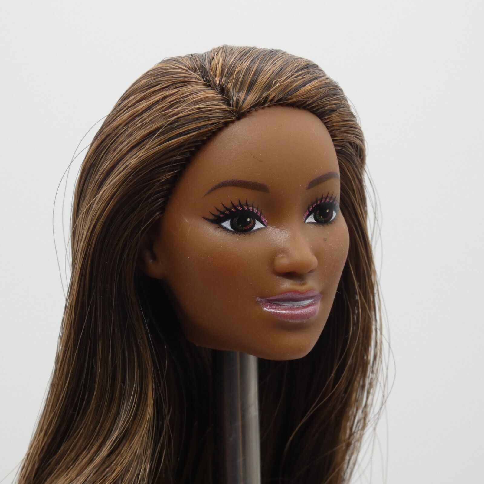 Barbie Beach Doll AA Crystal Face Medium Dark Skin Beauty Mark 2017 Mattel FJD99