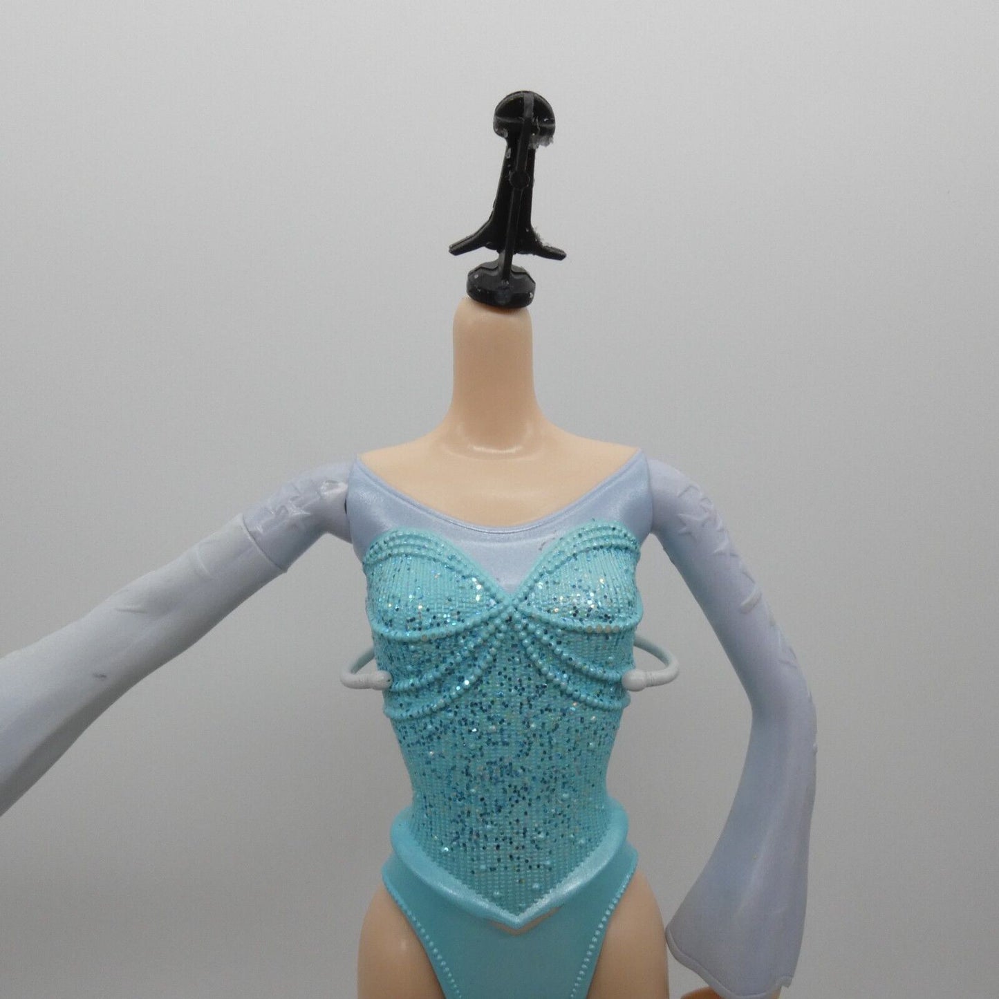 Disney Frozen Ice Power Elsa Doll Body Only Molded Suit Untested Mattel DMD33