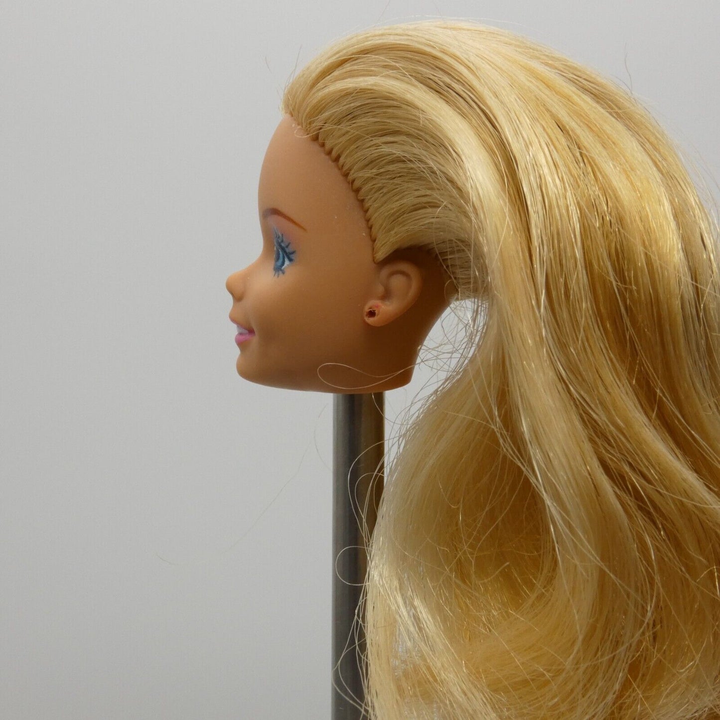 Barbie Doll Head Only 80s SuperStar Medium Light Complexion Blonde Hair Malaysia