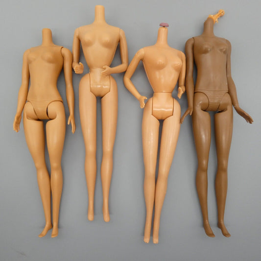 Barbie Doll Bodies Lot For Parts Or Repair Flaws Present TLC Various Models D4