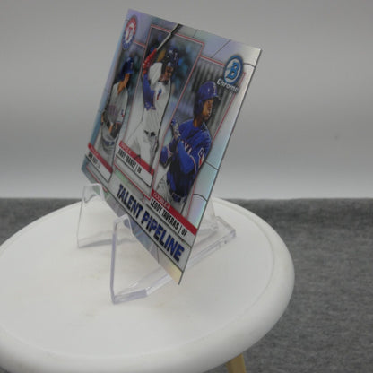 2020 Bowman Chrome #TP-TEX Texas Rangers Talent Pipeline Insert Refractor