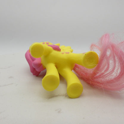 My Little Pony Fluttershy G4 McDonald's Toy Molded Mane Yellow 2016 Hasbro