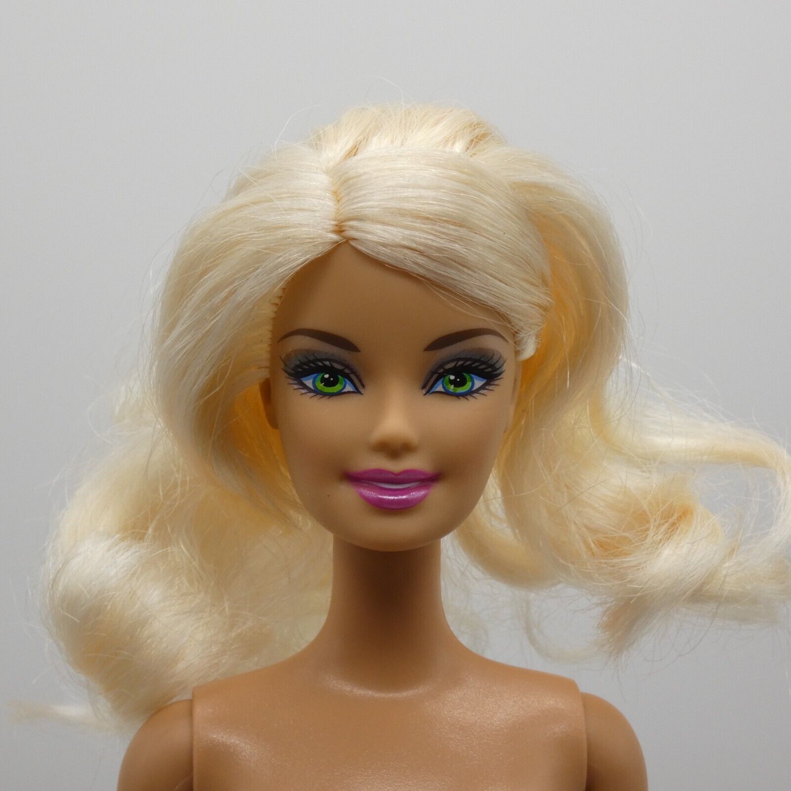 Barbie Doll Generation Girl CEO Face Green Eyes Blonde Hair Light Skin Tone