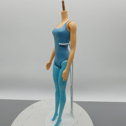 Barbie Color Reveal Doll Body Teal Blue Molded Bodysuit Straight Arms 2021 GPD21