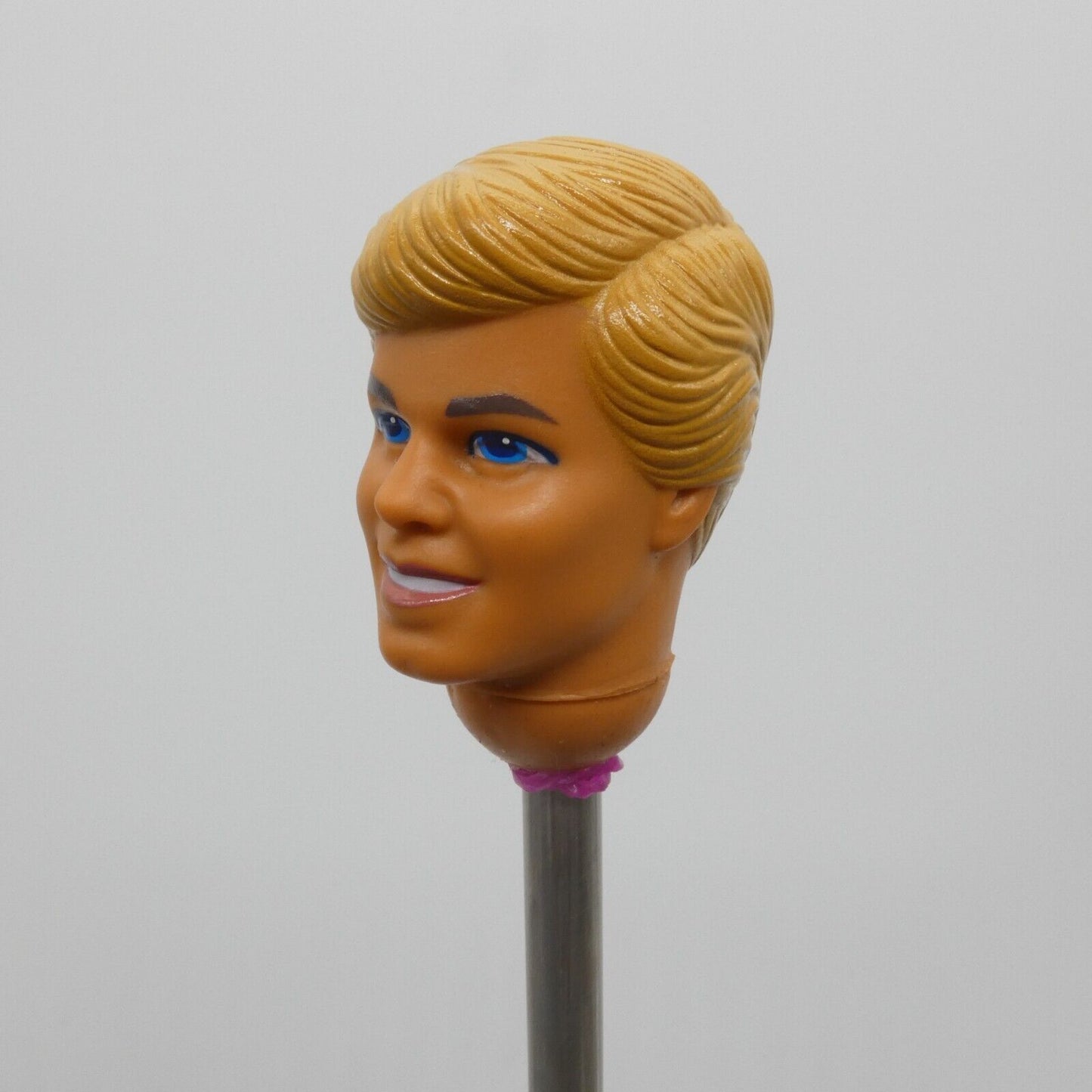 Barbie Wedding Day Ken Doll Head Only Deep Blue Eyes Malaysia 1991 Mattel 9609