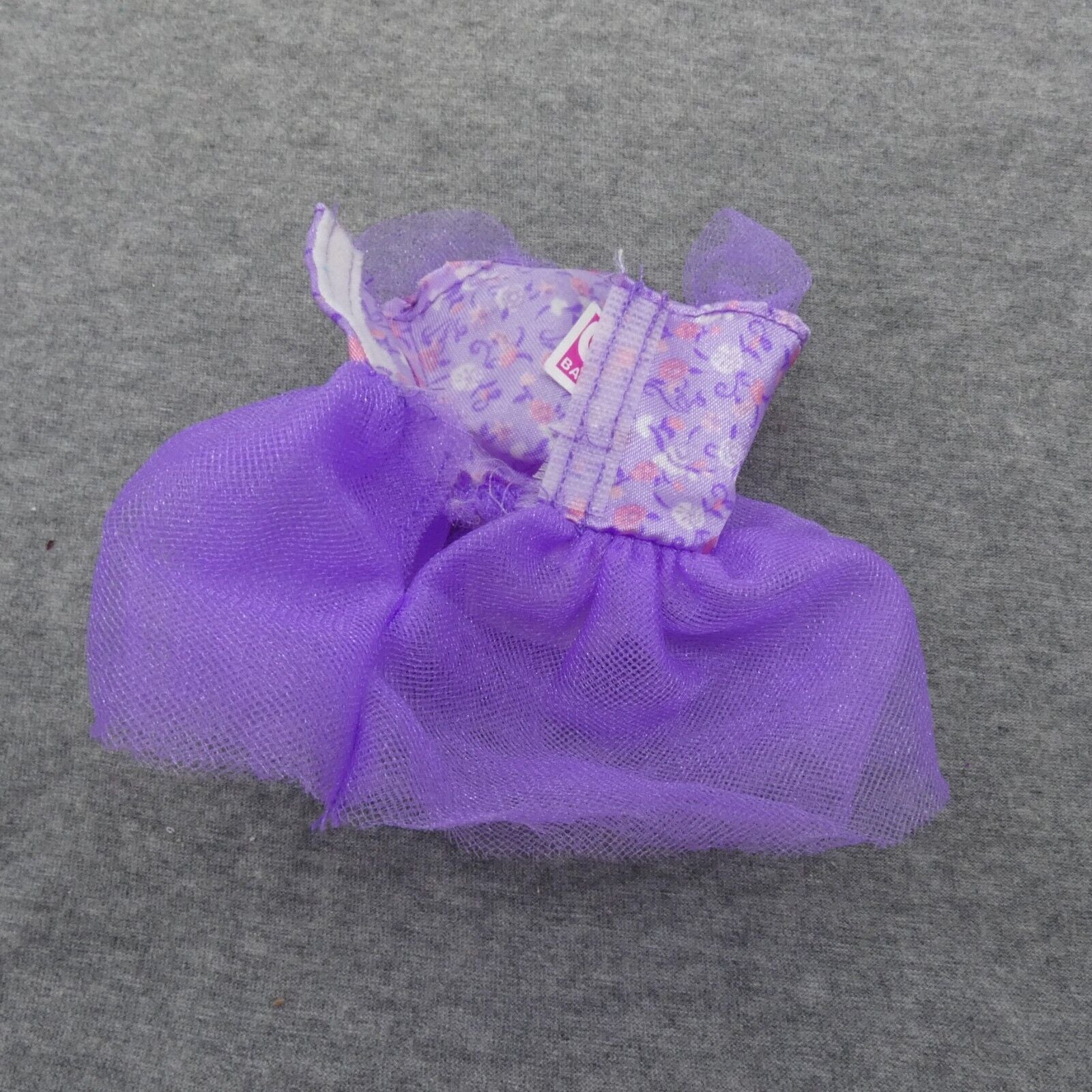 Barbie Doll Fashion Dress Purple Tulle Ballerina Tutu Genuine Mattel