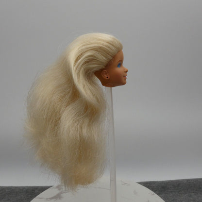 Barbie Teen Scene Jazzie Doll Head Only Blonde 1991 Medium Light Skin Tone