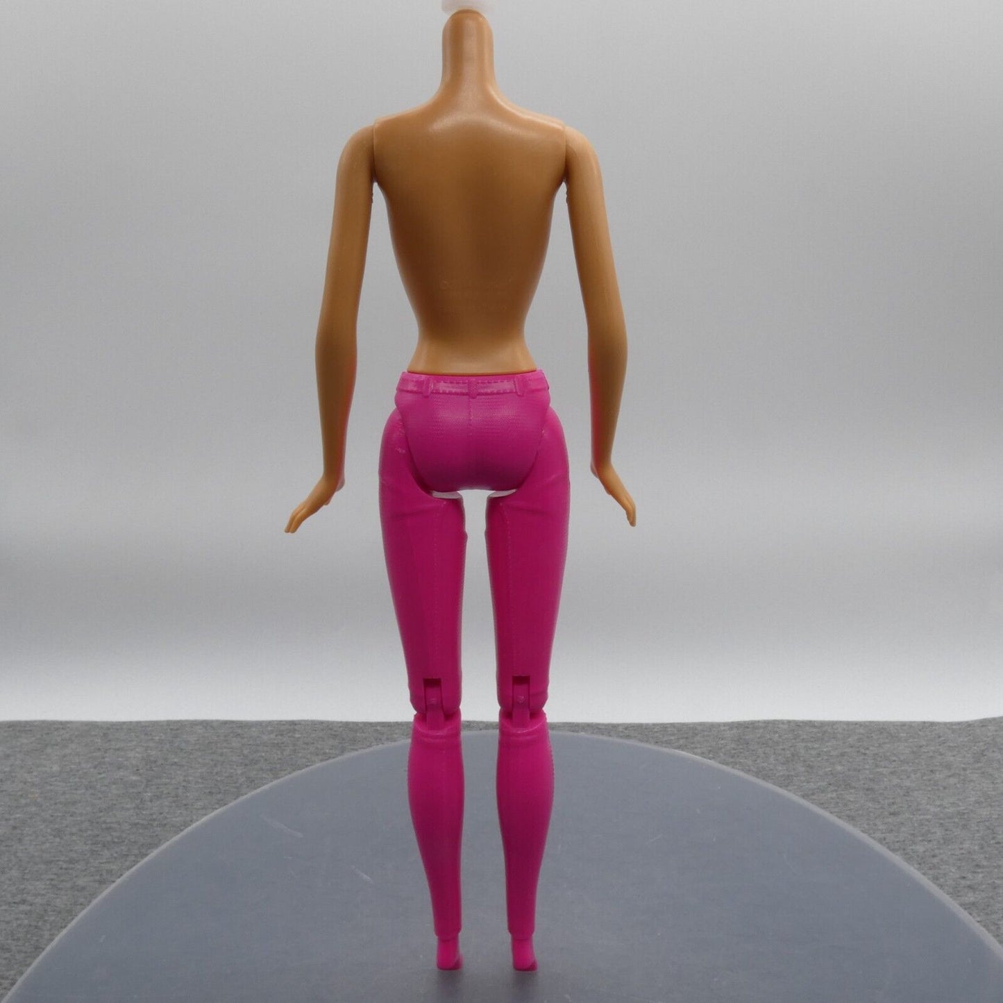 Barbie Doll Body Only Articulated Knees Molded Pink Pants Heel Feet Mattel