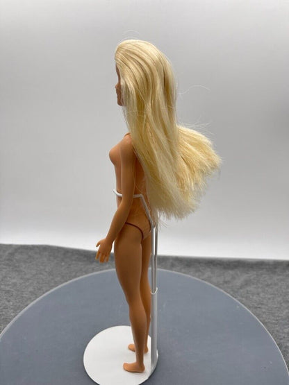 Barbie Doll Millie Blonde Nude Straight Arms Heel Feet Left Side Part 2015 Body