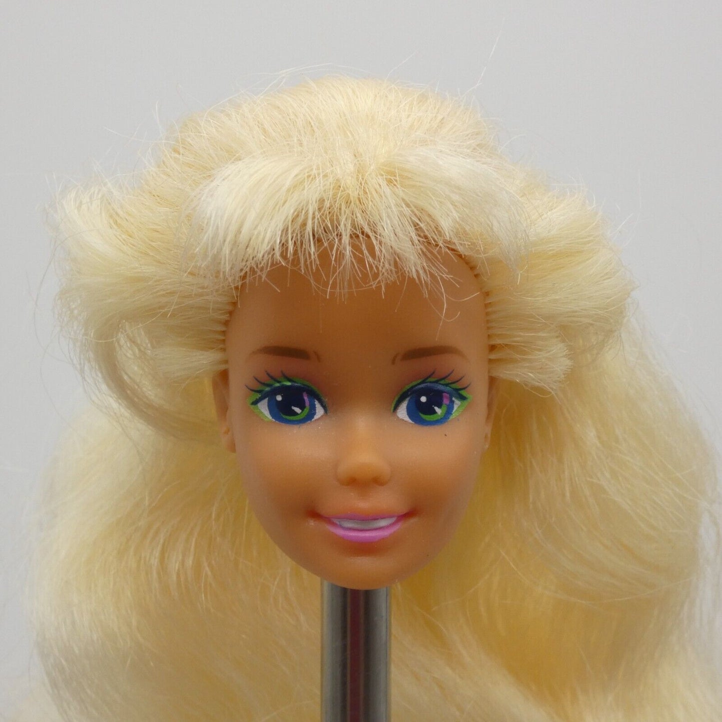 Barbie And The Beat Doll Head SuperStar Face Blonde Hair 1990 Mattel 2751