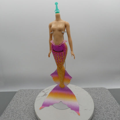 Disney Little Mermaid Live Action Mala Doll Body Light Skin Pink Tail HLX18