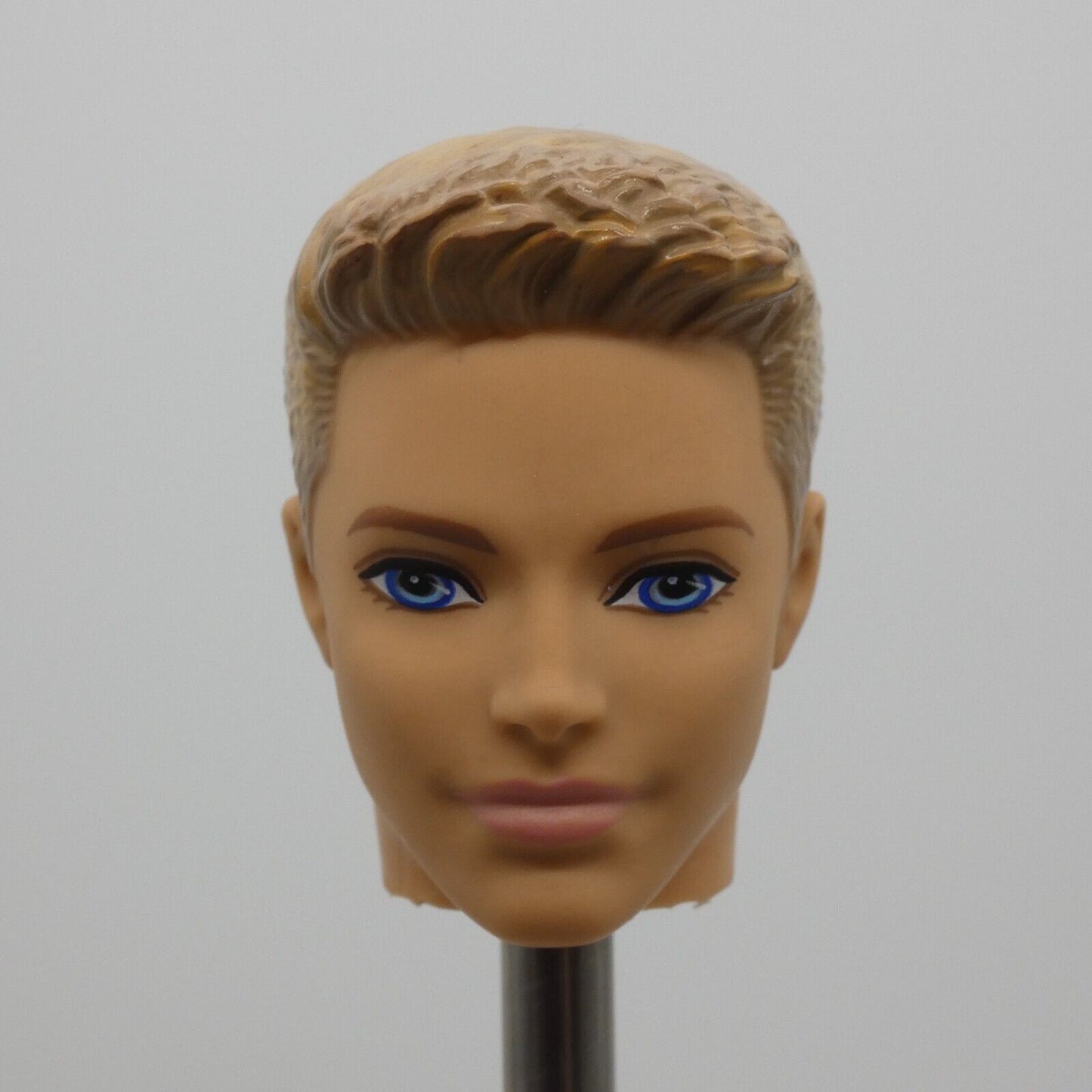 Barbie Pink Passport Ken Ryan Doll Head Molded Blonde Hair 2015 Mattel CCY12