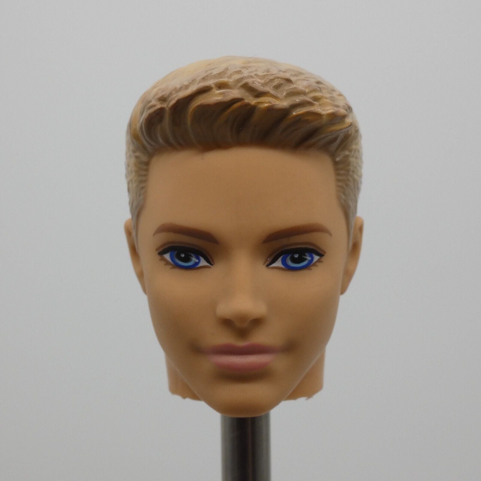 Barbie Pink Passport Ken Ryan Doll Head Molded Blonde Hair 2015 Mattel CCY12