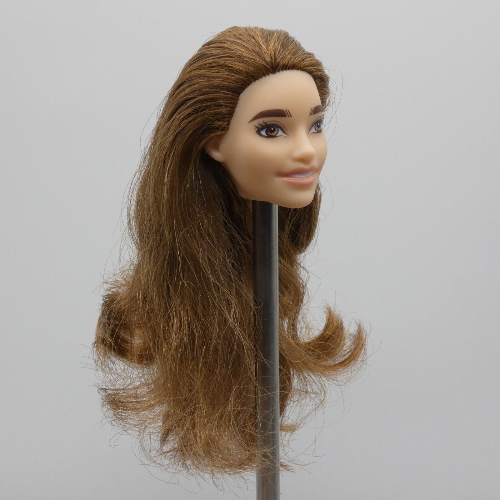 Barbie Olympic Skateboarder Doll Head Alec Face Brown Hair Light Skin 2020 GJL78