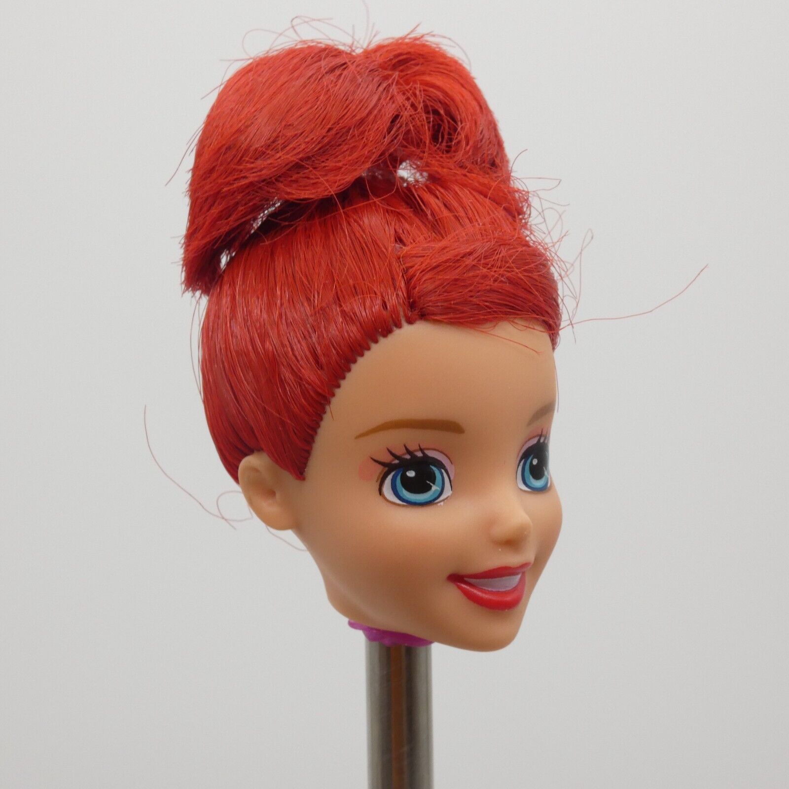 Disney The Little Mermaid Ariel Doll Head Princess Ballerina 2012 Mattel X9344