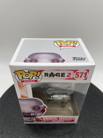 Funko Pop Games Rage 2 Immortal Shrouded 571 Vinyl Figure NRFB 2019 DRM191121