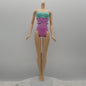 Barbie Doll Body Only Medium Light Skin Pink Molded Suit Candy Kingdom FCH48