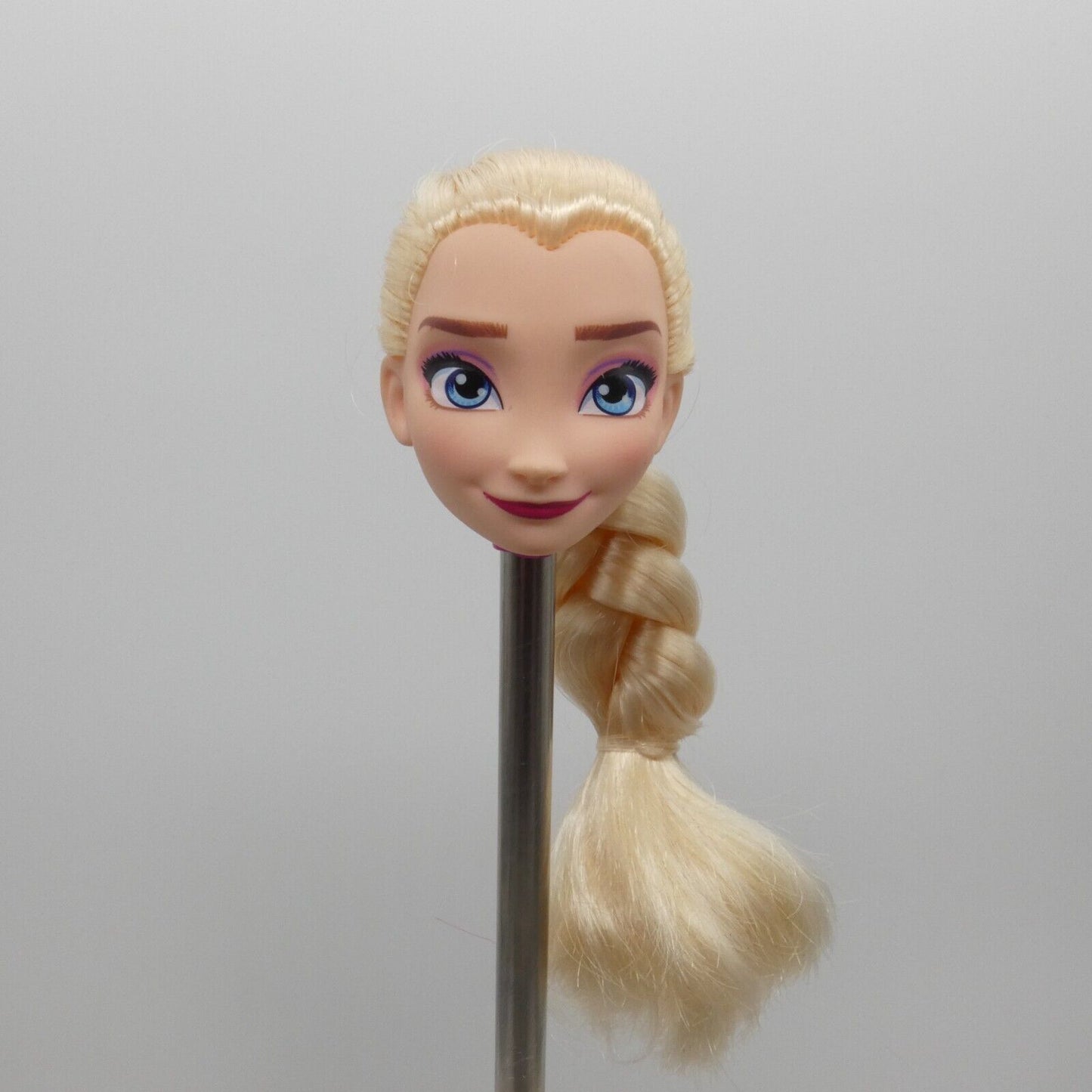 Disney Frozen Queen Elsa Doll Head Blonde Braided Hair Hasbro 2018