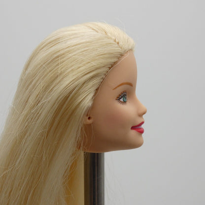 Barbie Holiday Joy Doll Head Generation Girl Face Blonde Green Eyes 2003 56286