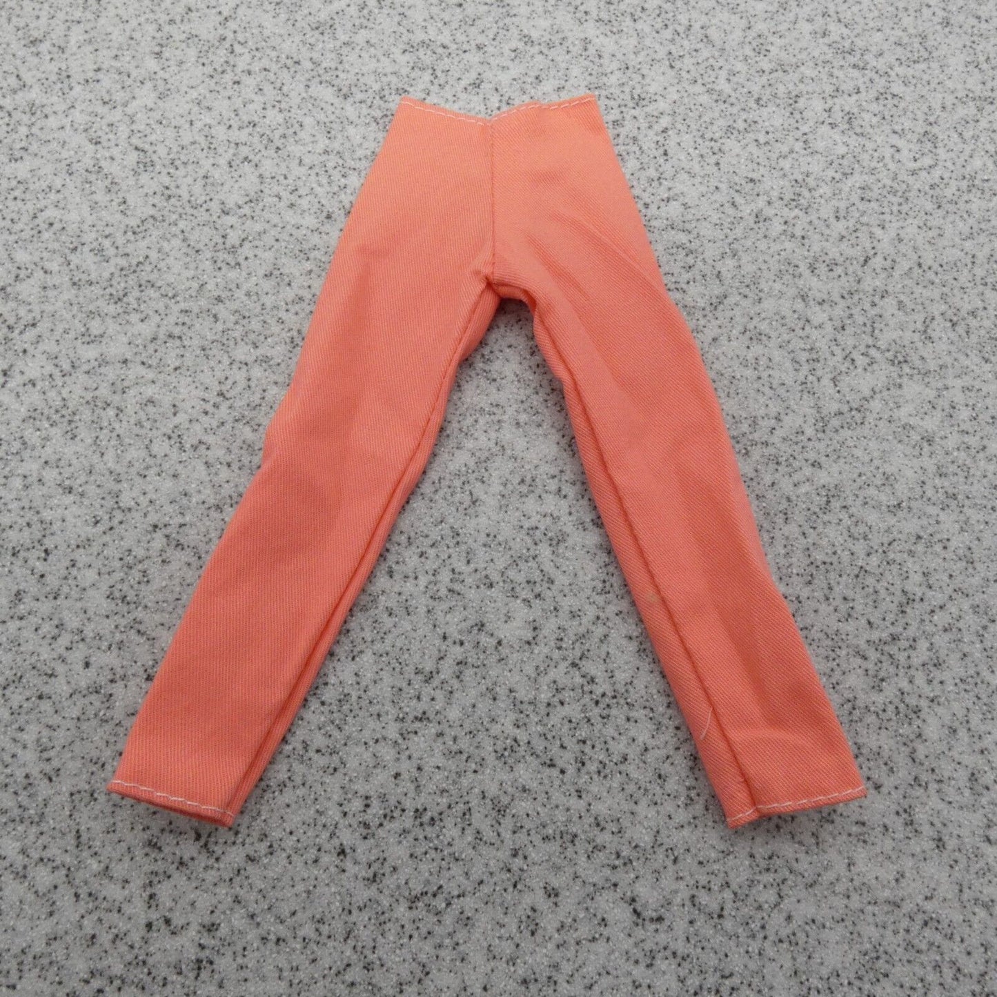 Barbie Doll Size Pants Pink Peach Slacks Scrubs Straight Leg Clone