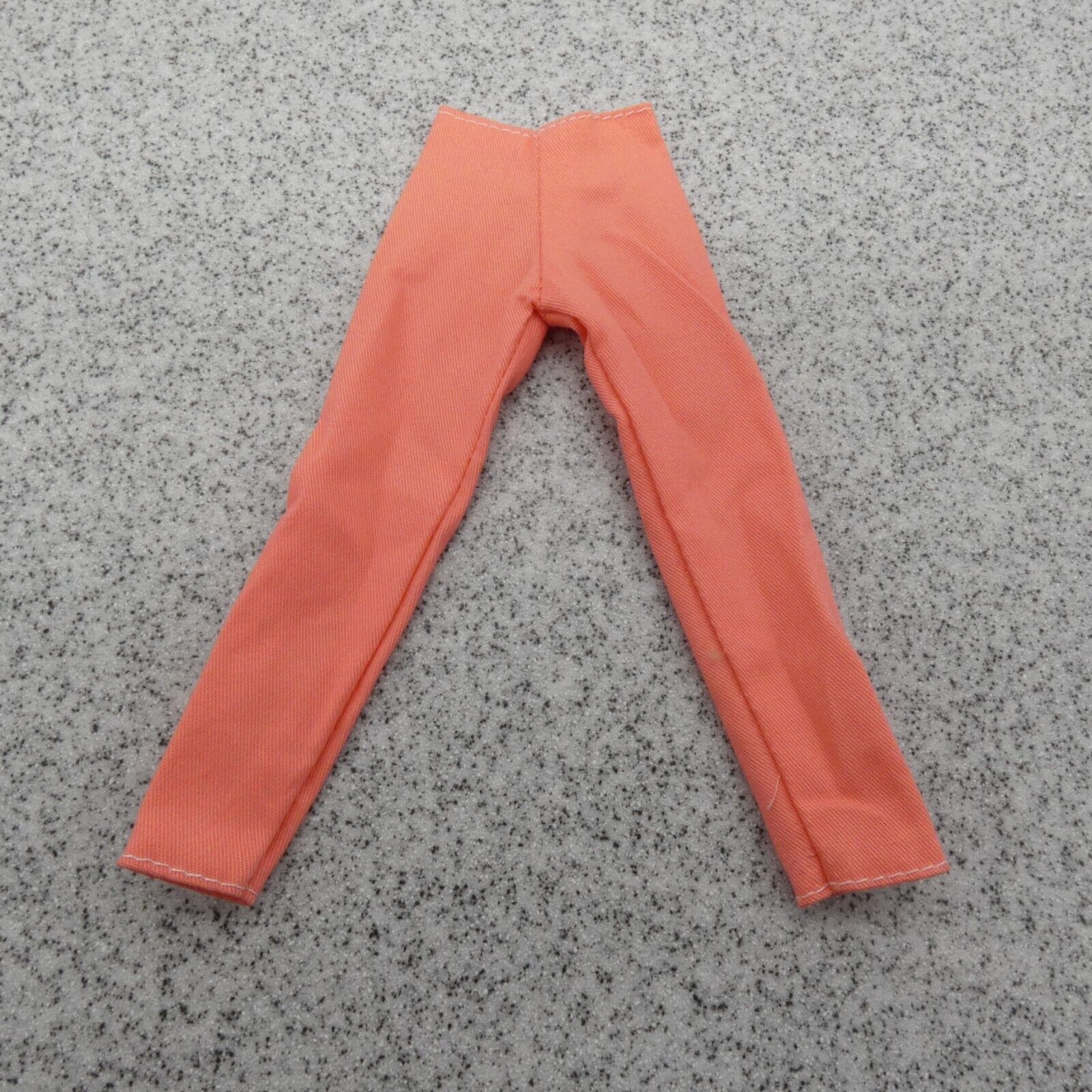 Barbie Doll Size Pants Pink Peach Slacks Scrubs Straight Leg Clone