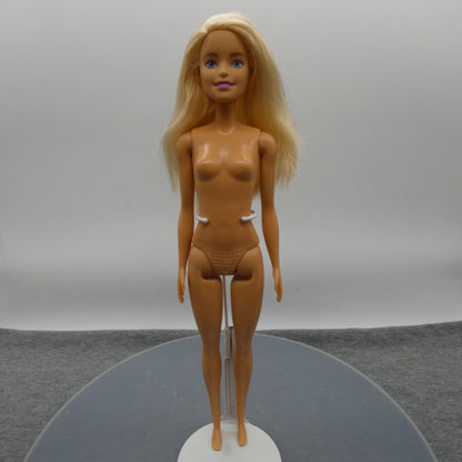 Barbie Doll Millie Blonde Nude Straight Arms Flat Feet Right Side Part 2015 Body