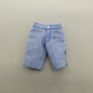 Skipper Doll Size Shorts Blue Jean Denim Like Above The Knee Tapered