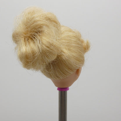 Disney Princess Cinderella Doll Head Only Bangs Pony Tail Mattel 2011 V0302