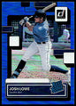 2022 Donruss #55 Josh Lowe Blue Refractor Holo Near Mint