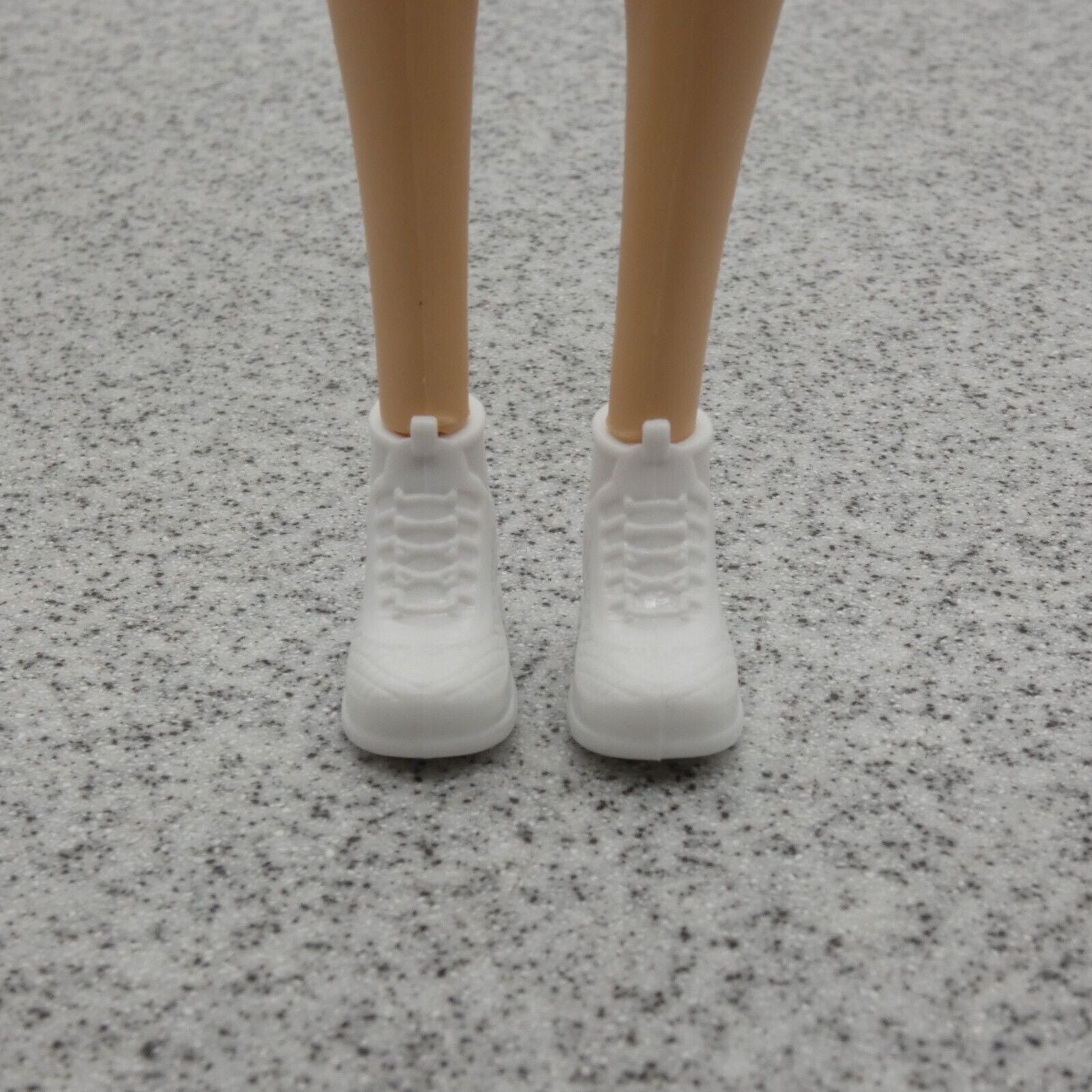 Barbie Doll Size Shoes White High Top Sneakers Fit Made To Move Curvy Tall