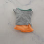 Barbie Yoga Doll Shirt Gray Top Peach Waistband Genuine Mattel Made To Move