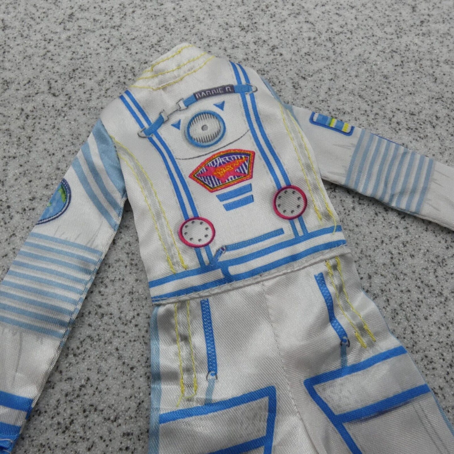 Barbie Astronaut Doll Jumpsuit Only White Long Sleeve Space 2020 Mattel GTW30