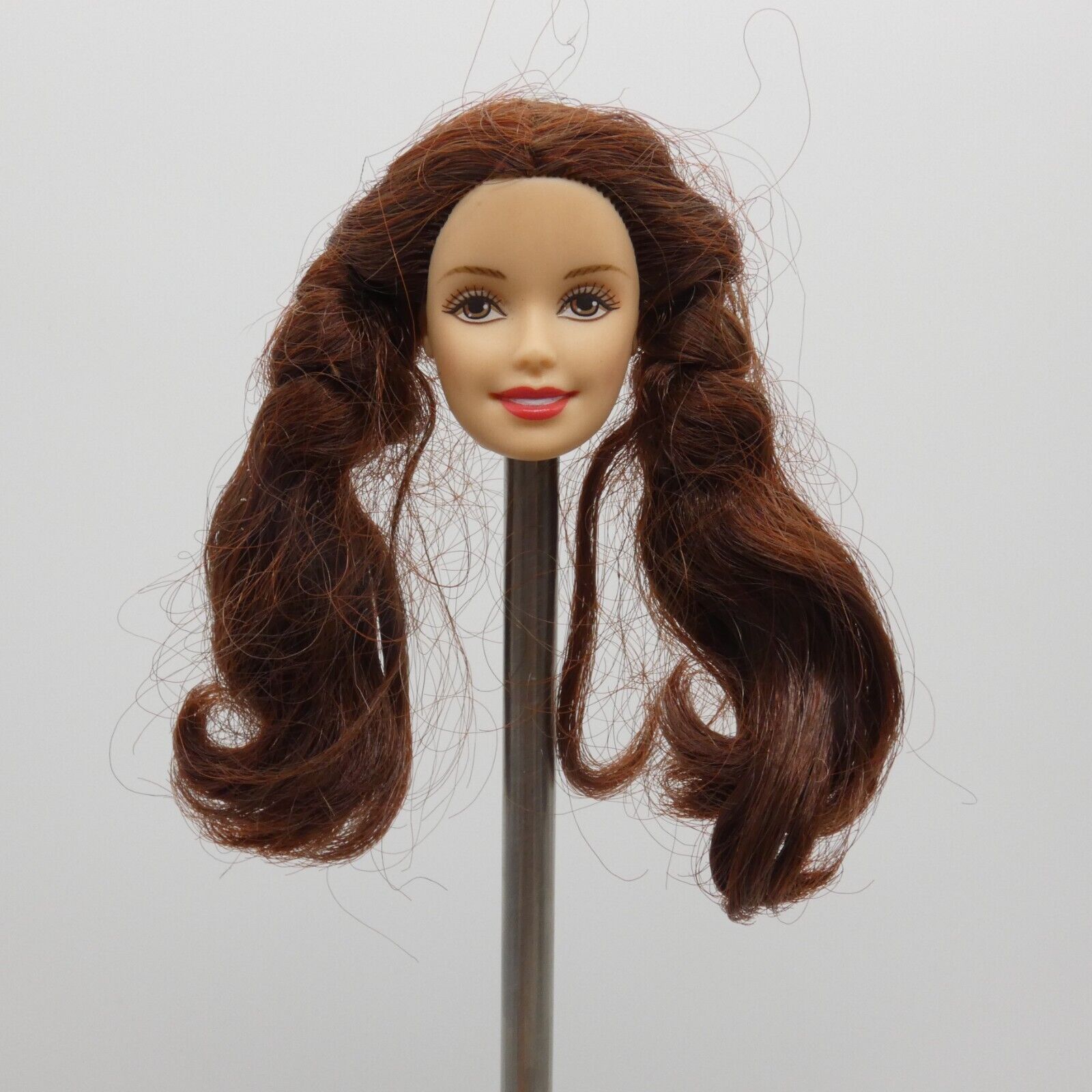 Barbie Wizard of Oz Dorothy Doll Head Light Skin Brown Hair Eyes 25812 2000