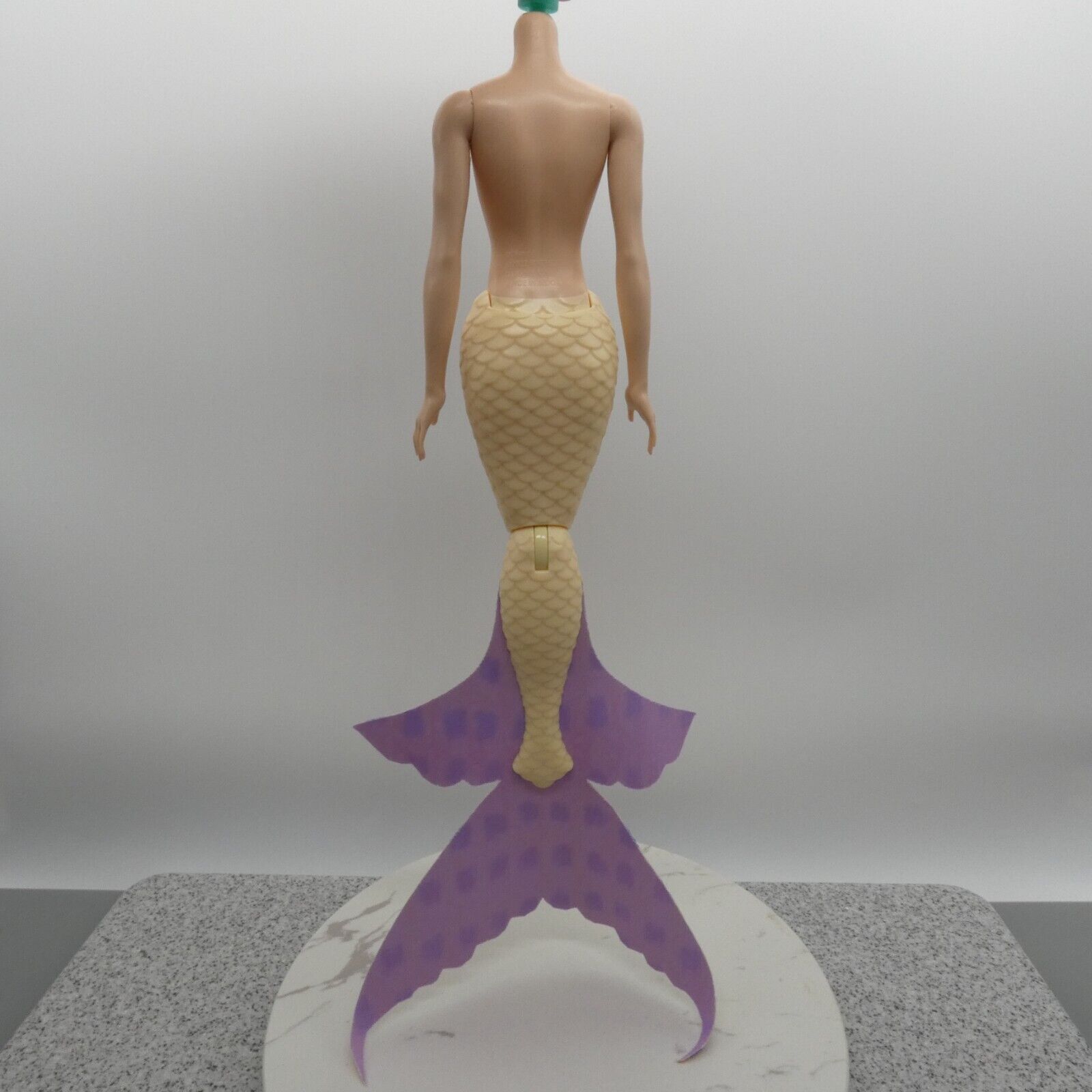 Disney Little Mermaid Live Action Caspia Doll Body Light Skin Yellow Tail HLX18