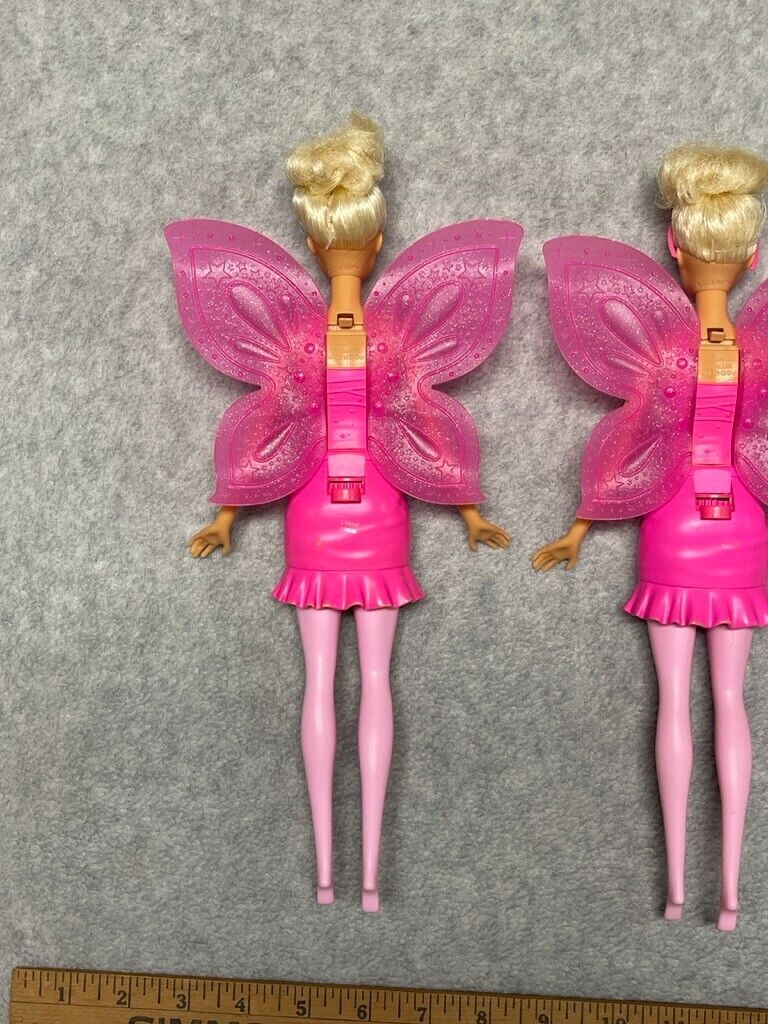 Barbie Dreamtopia Flying Wings Fairy Doll Lot of 2 Millie Face Dolls Blonde