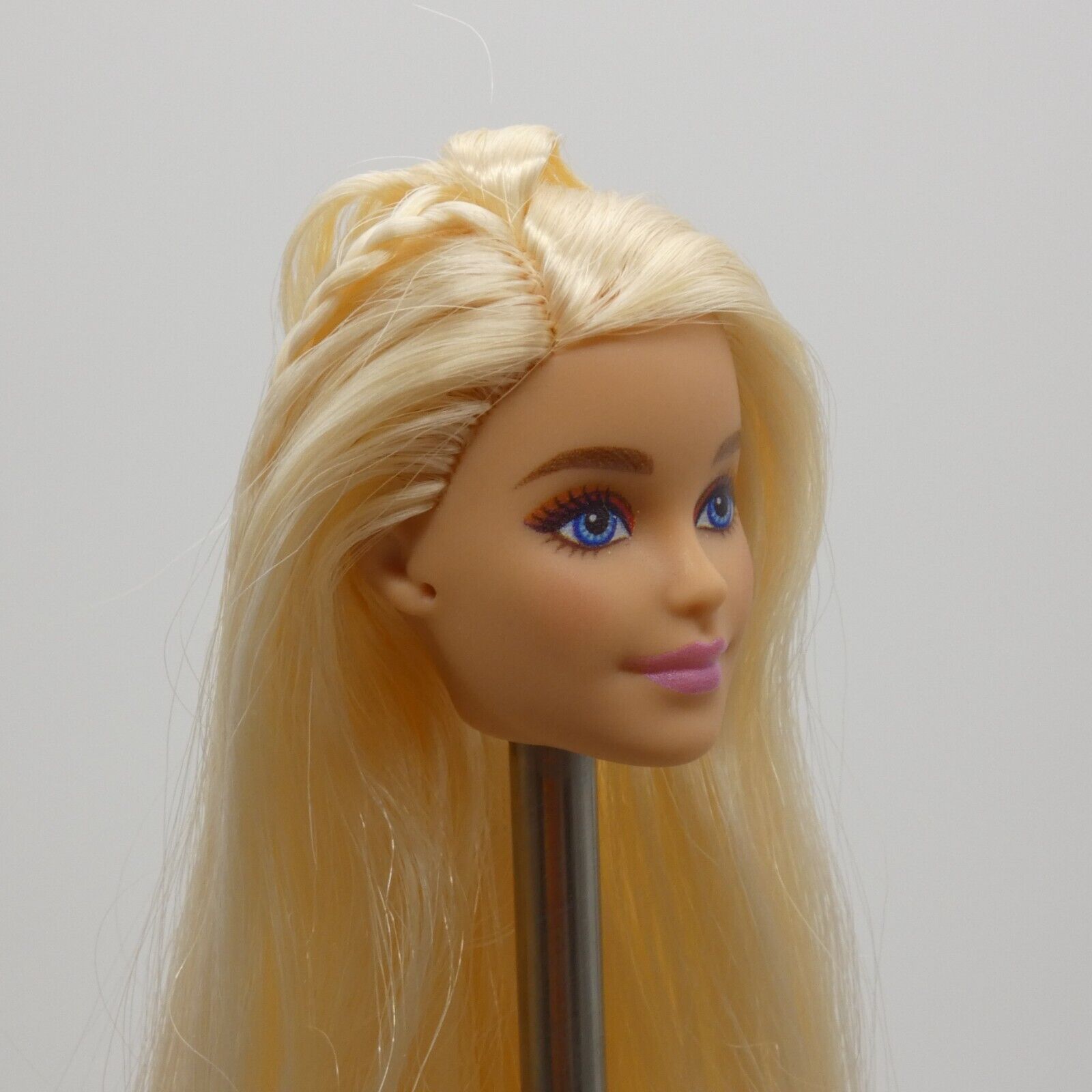 Barbie Extra 12 Doll Head Millie Closed Mouth Long Blonde Hair 2022 HDJ45 Mattel