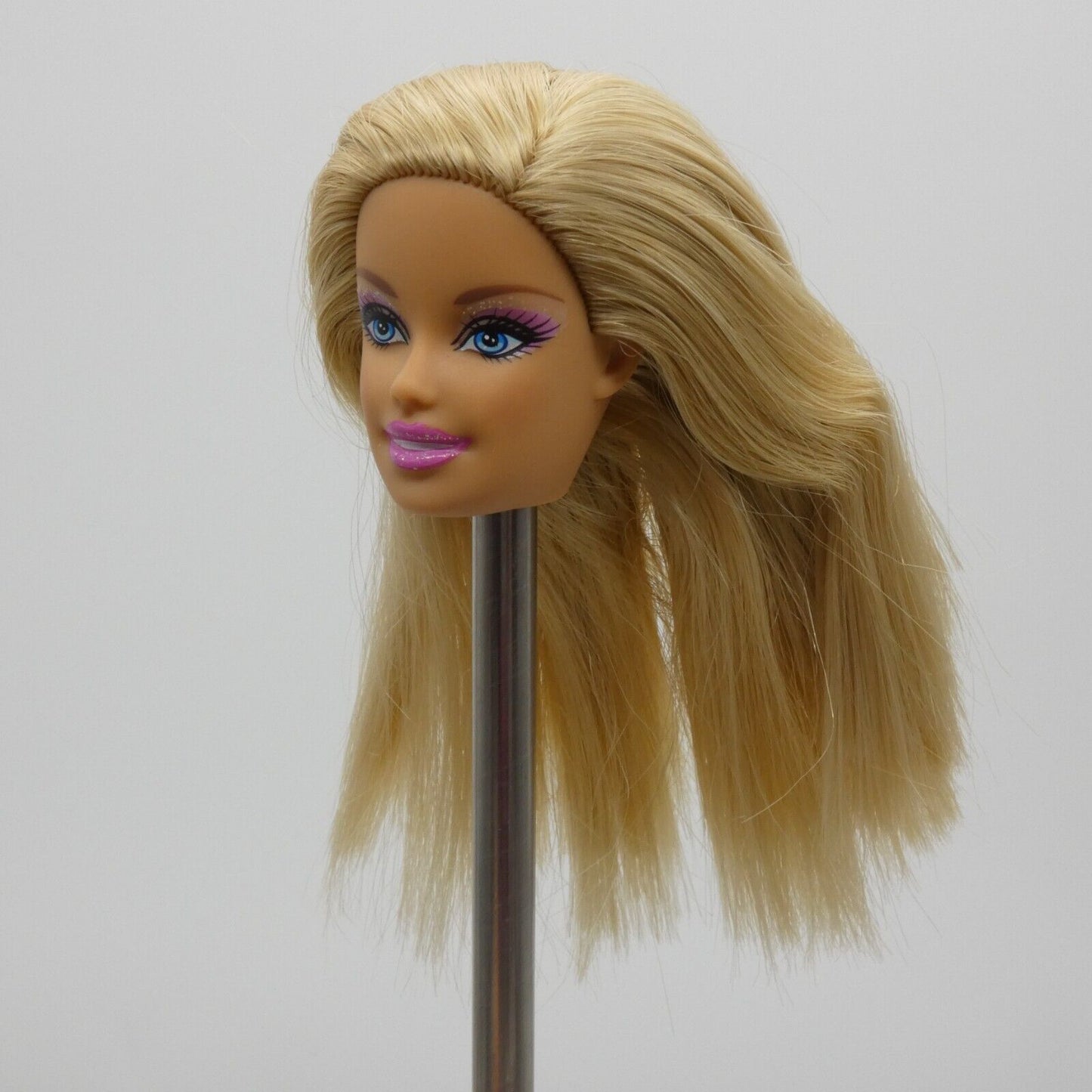 Barbie Fashionistas Doll Head Only Generation Girl CEO Face Blonde Glitter