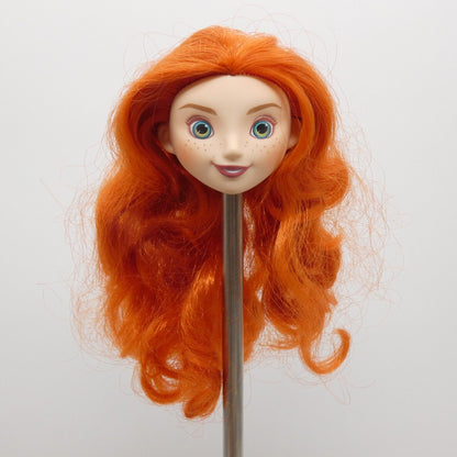 Disney Princess Merida Doll Head Light Skin Royal Shimmer Brave Hasbro E0281