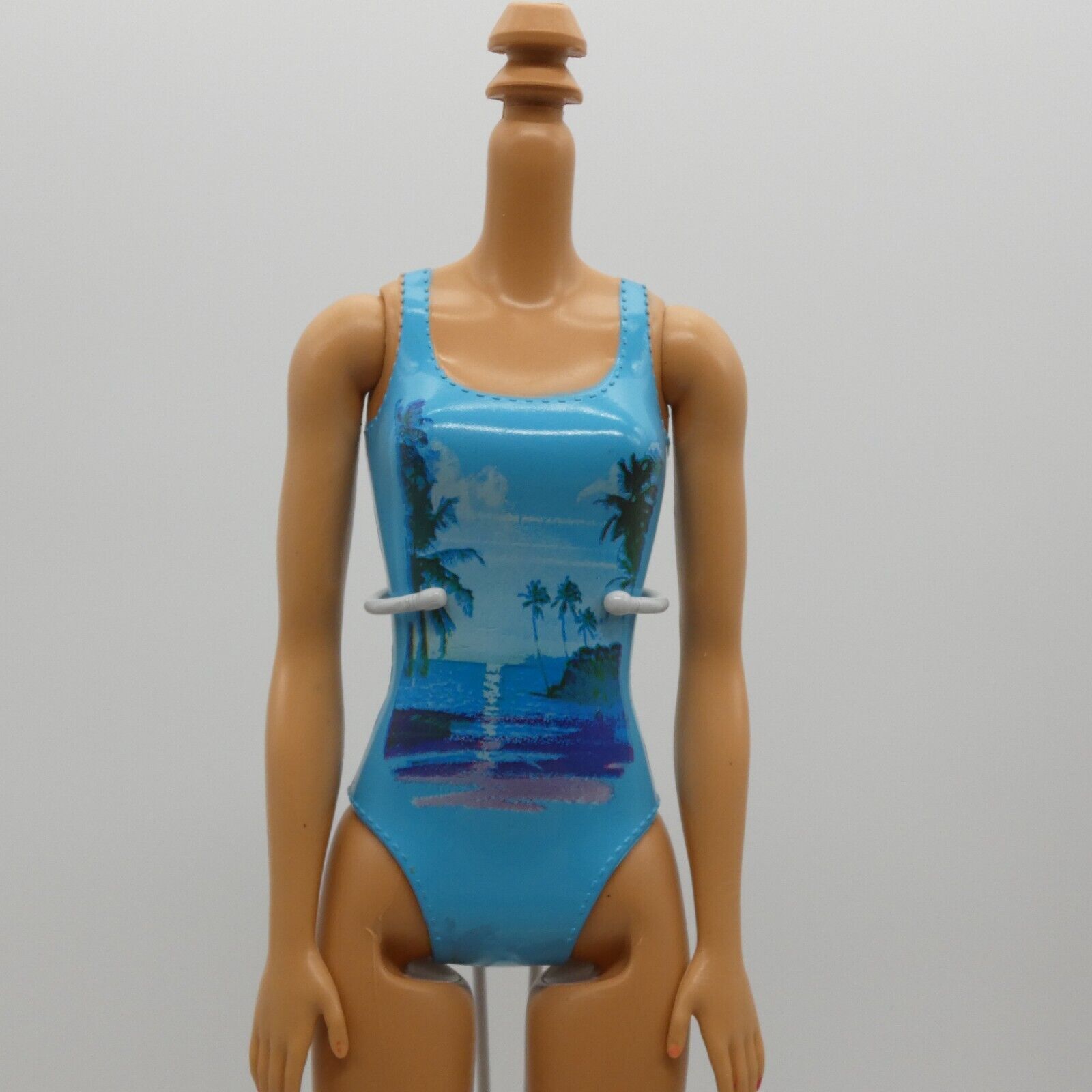 Barbie Beach Water Play Doll Body Only Molded Swimsuit Medium Light Skin DGT81