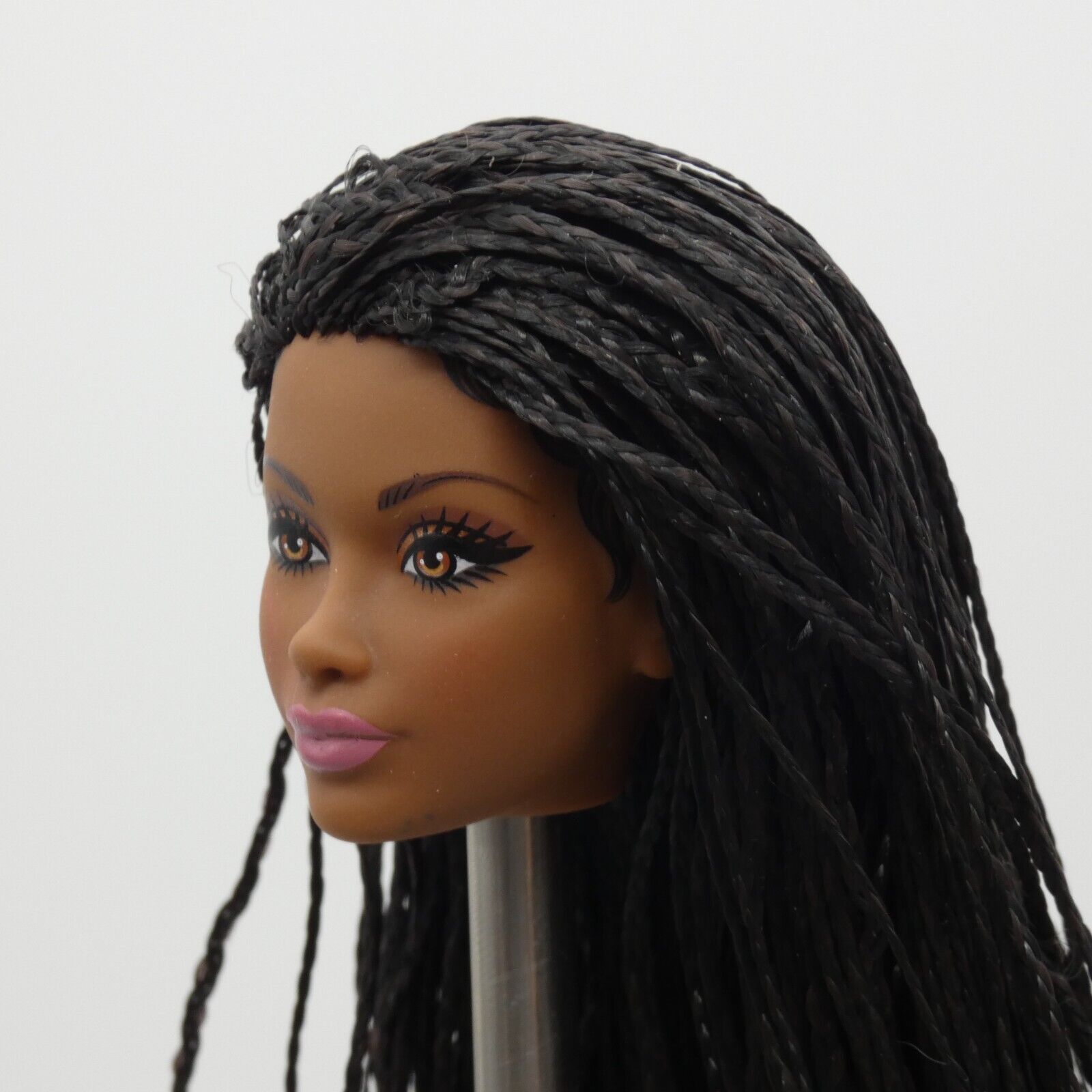 Barbie Looks 21 Doll Head Heide Face AA Medium Dark Skin Braids 2024 HRM13 B