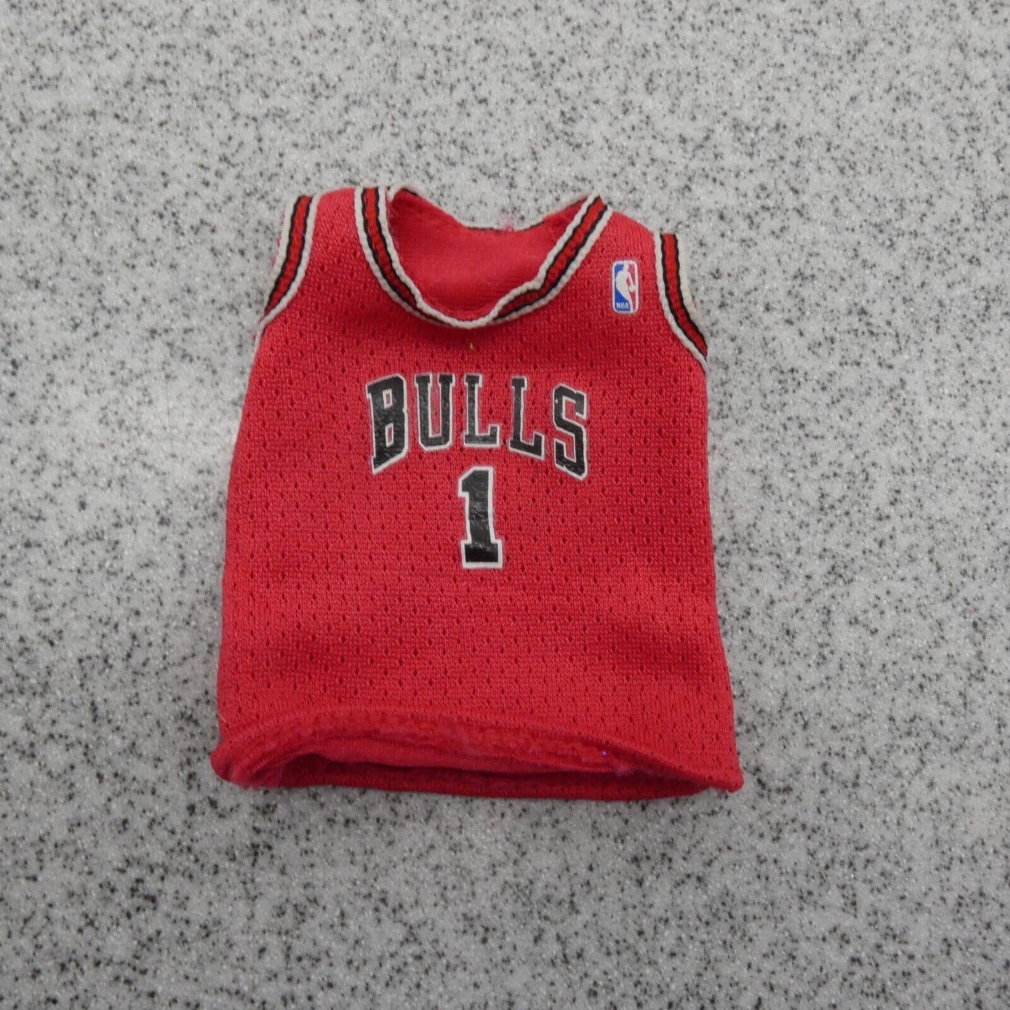 Barbie NBA Chicago Bulls Doll Jersey Top Only Red Basketball 1998 Mattel 20692