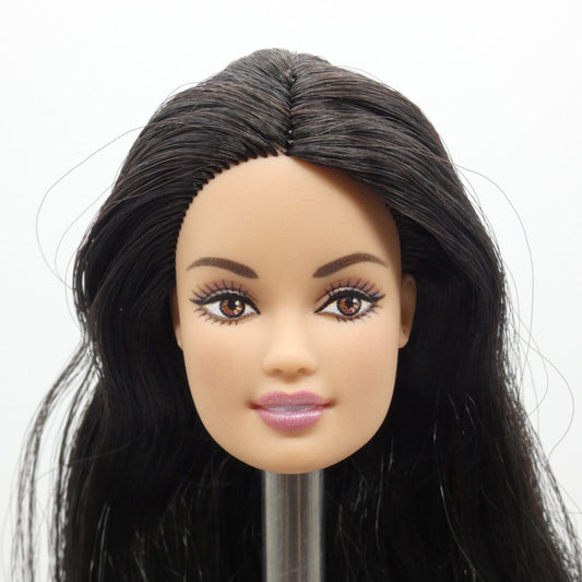 Barbie RBD Lupita Doll Head Teresa Face Light Skin Black Hair 2024 Mattel HXJ69