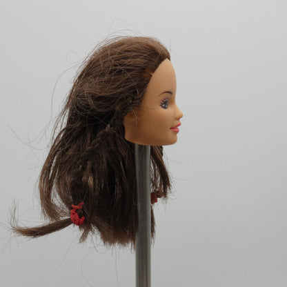 Barbie Palm Beach Teresa Doll Head Brown Eyes Hair Medium Light Skin 2002 53459