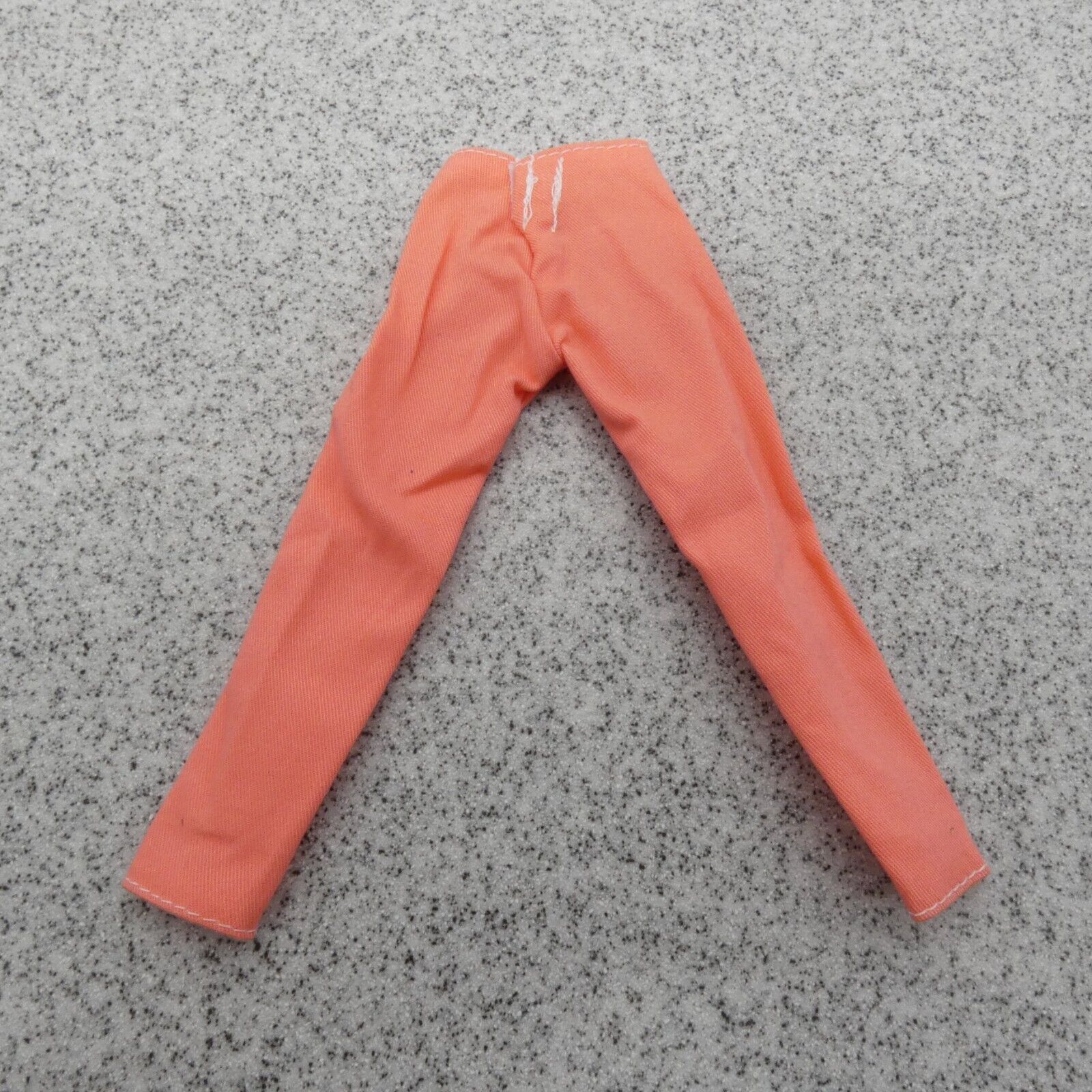 Barbie Doll Size Pants Pink Peach Slacks Scrubs Straight Leg Clone