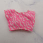 Barbie Doll Shirt Top Pink Short Sleeve Zebra Camouflage Print 90s Superstar